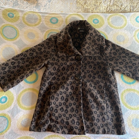 Leopard Print Damee, Inc. Ladies Small Lightweight Jacket - Picture 2 of 6